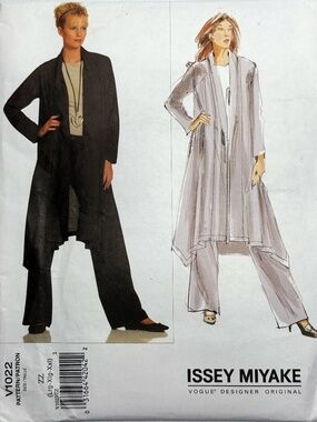 Vogue V1022 Issey Miyake OOP Sewing Pattern - Designer Original - L XL XXL